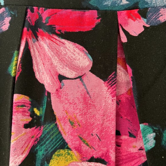 Adrianna Papell - Fit and Flare Pleated Dress - Picture 4 of 11